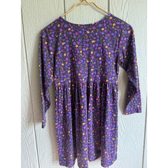 Girls Vintage 90s Floral Dress, Size 12 - Picture 4 of 4